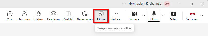 Gruppenräume Symbol